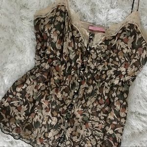 Gianni Bini spaghetti strap cami blouse